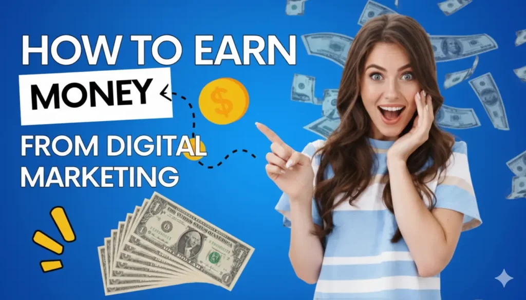How to earn money from digital marketing